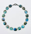 18" Flat Faceted Labradorite Necklace with Sterling Silver Clasp