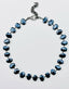 18" Flat Faceted Mystic Black Garnet Necklace