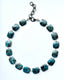 18" Flat Faceted Chrysocola Necklace