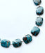 18" Flat Faceted Chrysocola Necklace
