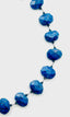 18" Flat Faceted Denim Lapis Necklace