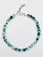 18" Smooth 12 Mm Dark Green Phantom Quartz Ball Necklace