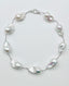 18" 22 x 25-30mm Xlarge Freshwater White Baroque Pearl Necklace