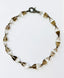18" Faceted Marquis Smoky Quartz and Crystal Quartz Necklace with Sterling Silver Diamond Clasp
