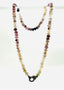 18" Tiffany Opal Rondel Short Necklace with Diamond Clasp