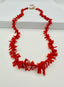 20" Organic Coral Gold Fill Necklace