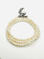 21" 4mm Freshwater Pearl Bracelet/Necklace with Sterling Silver