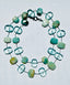 36" Flourite and Amazonite Mix Necklace