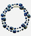36" Multi Shape Lapis Necklace
