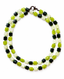 36" Green Mix Faceted Crystal Quartz Tube Necklace