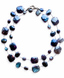 36" Faceted Mixed Shaped Mystic Labradorite Necklace