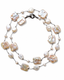 36" Square, Coin, and Round Freshwater Pearl Necklace