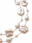 36" Square, Coin, and Round Freshwater Pearl Necklace