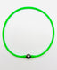 16" Green Rubber Necklace with Tahitian Pearl