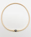 16" Ivory Rubber Necklace with Tahitian Pearl