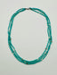 18" One of a Kind Extra Small Turquoise Ball, and Pearl Necklace and Sterling Silver