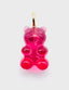 Pink Tourmaline Gummy Bear Pendant with Vermeil Ring