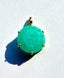 Amazonite and Gold Vermeil Pendant, 0.9"