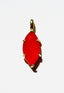 Carnelian Marquis Pendant with Gold Vermeil, 1"