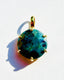 Ruby in Kyanite, 8.75 ctts, Gold Vermeil Pendant, 0.75"