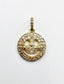 Vermeil Pave Diamond Smile Pendant