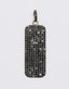 Black Spinel Dog Pendant with Sterling Silver