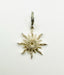 Small Pave Diamond Sun Pendant