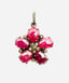 Ruby and Diamond Flower Pendant