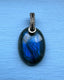 Small Labradorite Oval Cabochan Diamond Pendant
