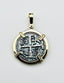 Atocha 14K Gold Overlay Sunken Treasure Coin, 1.25"