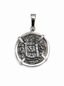 Atocha Sterling Silver Overlay Sunken Treasure Coin, 1.25"