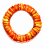 1970's Baltic Amber Panel Stretch Bracelet