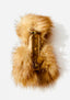 1950's Mink Fur Hound or Poodle Brooch, 2"