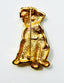 1990's Anne Klein Dalmation Brooch, 2"