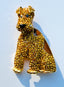 1960's Coro Stamped Pave Rhinestone Terrier Brooch