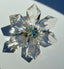 MCM Icy Geometric Large Lucite Starburst