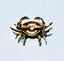 1970's Pink Cabochon Cancer Brooch