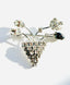 1950's Abstract Floral Bouqet Brooch