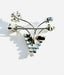 1950's Abstract Floral Bouqet Brooch