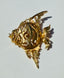 Vintage Gold Intricate Angel Fish Brooch