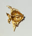Vintage Gold Intricate Angel Fish Brooch