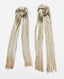 1978-1985 Silver Metal Knot Post Tassel Earrings