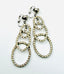 1960 Weiss Signed Rhinestone Chandelier Clip Earrings, 3"