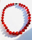 16" Vintage Graduated Carnelian Beaded Necklace
